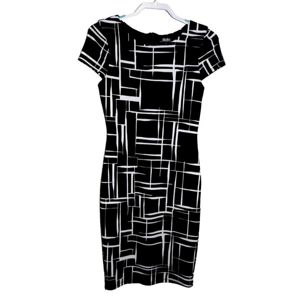 LULUS black & white fully lined women's dress size M